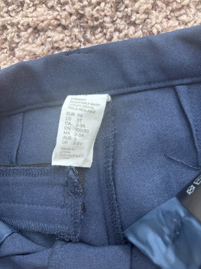 Navy 2/3T boys dress pants , Kids 2T