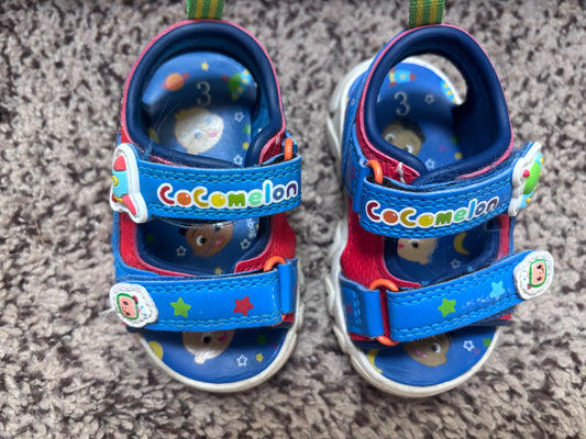 Cocomelon size 3 sandals , Shoes 3 (Baby: 0-12 mth)