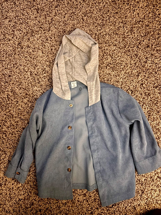 Light weight blue hoody , Kids 2T