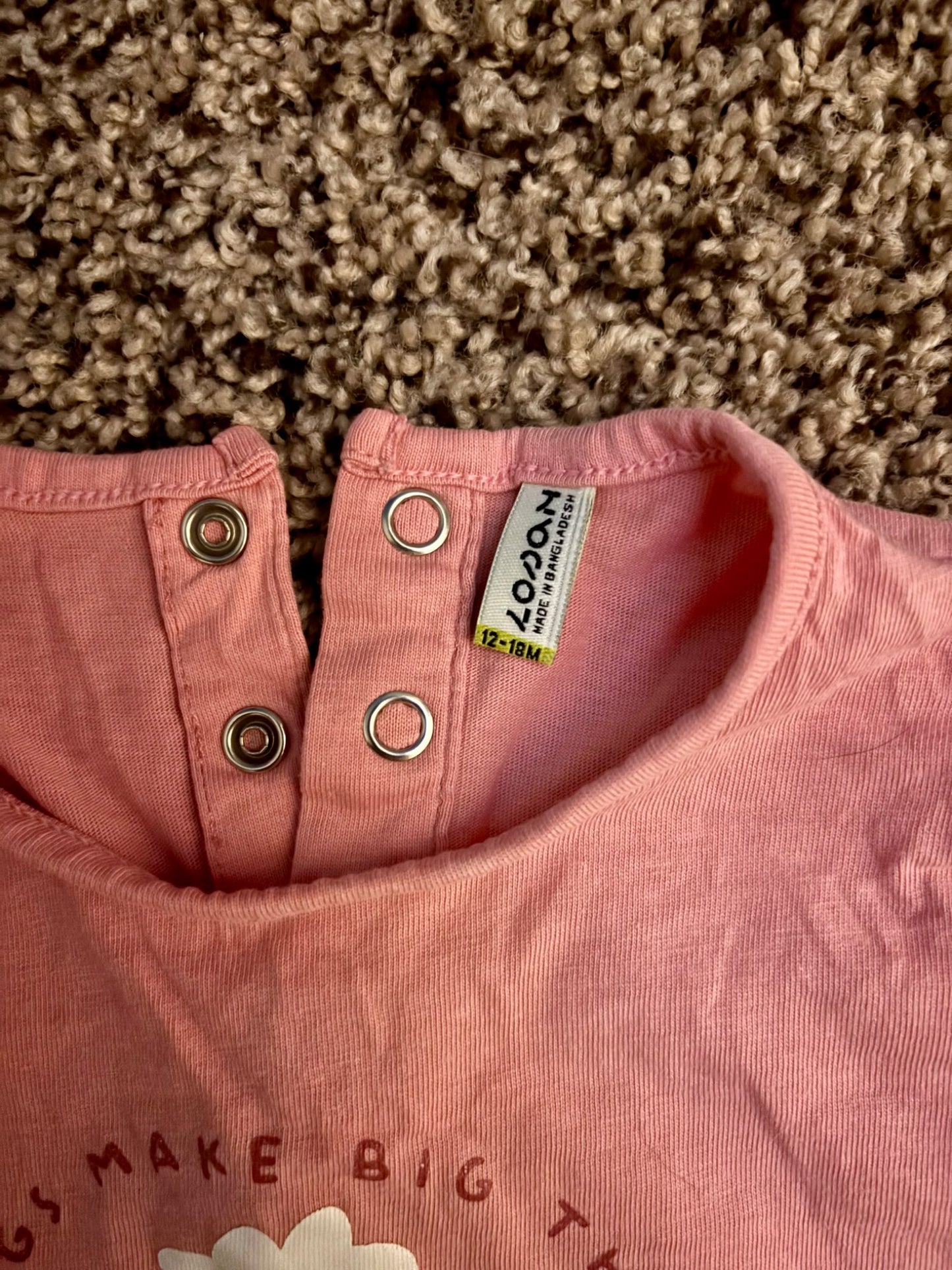 12-18 month long sleeved shirt , Kids 18 Month (12-18M)
