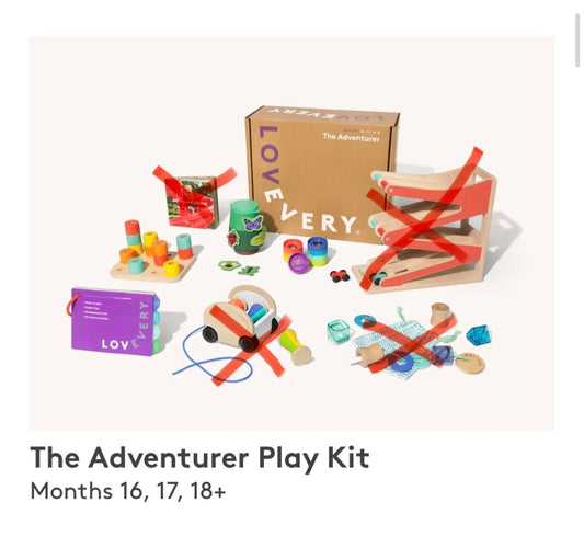 Lovevery 16,17,18 month “The Adventurer” play kit