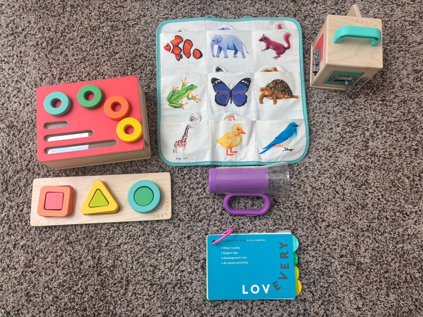 Lovevery 19,20,21 month “The Realist” play kit