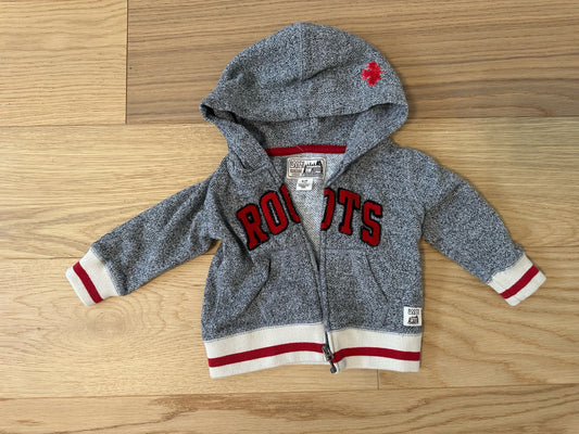 Roots Zip Hoody, size small (3-6 mo), Kids 6 Month (3-6M)