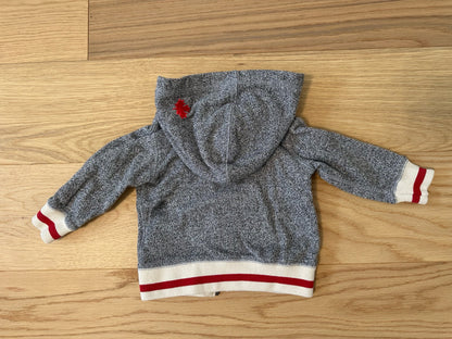 Roots Zip Hoody, size small (3-6 mo), Kids 6 Month (3-6M)