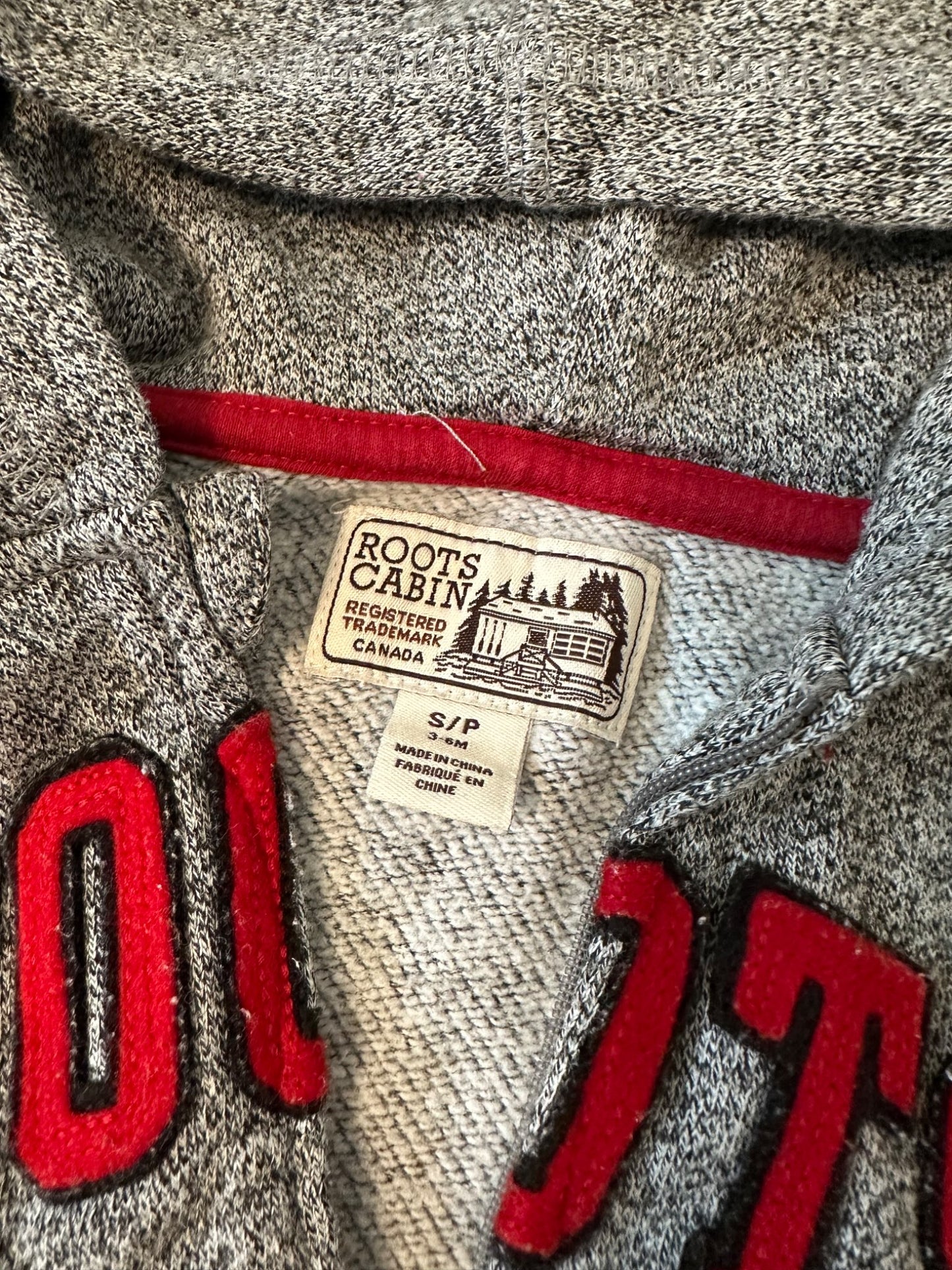 Roots Zip Hoody, size small (3-6 mo), Kids 6 Month (3-6M)