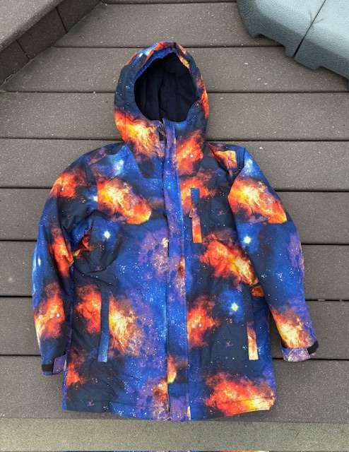 3-in-1 Winter Jacket Lined Ski Puffer Wind Water-Resistant , Kids 12 & 14 (large)
