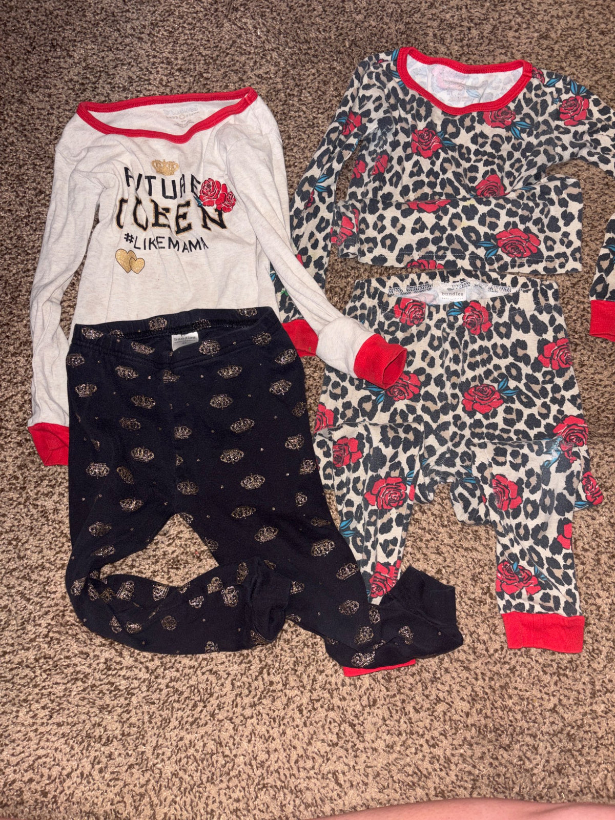 2 Sets of Pajamas, Kids 3T