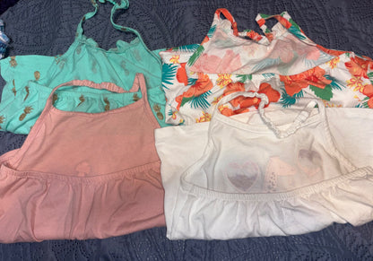4 Halter Tops, Kids 5/5T