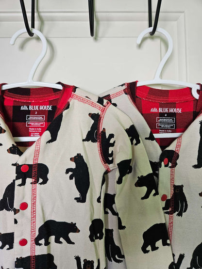 "Bear Bum" pajamas , Kids 2T