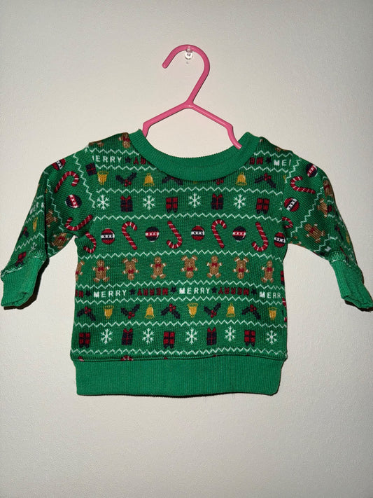 0-3M Ugly Christmas Sweater, Kids 3 Month (0-3M)