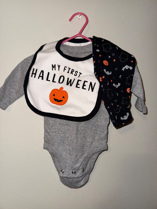 0-3M My 1st Halloween 3-piece Outfit, Kids 3 Month (0-3M)