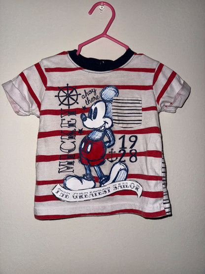3-6M Mickey Outfit, Kids 6 Month (3-6M)
