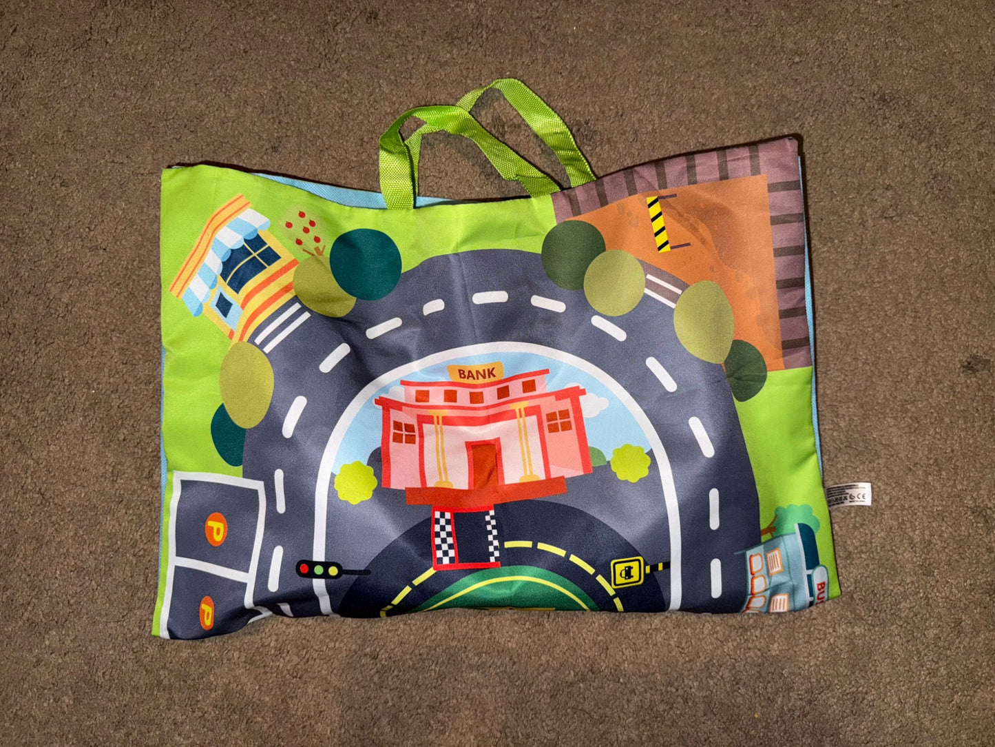 8-piece Baby Cranes Car Toys & Play Mat