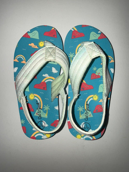 Cat & Jack Sandals EUC 9.5/10 , Shoes 9.5 (Toddler:2-4yr)