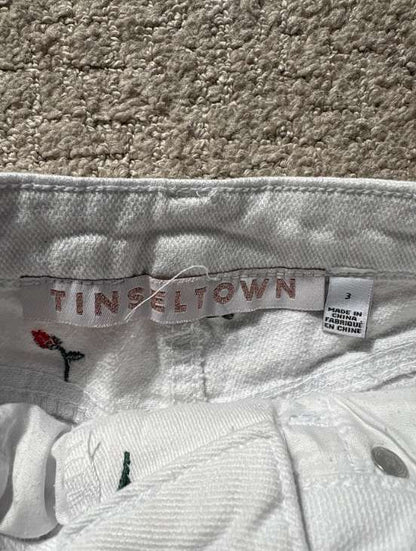 White shorts with flowers for 11-12yrs, Kids 12