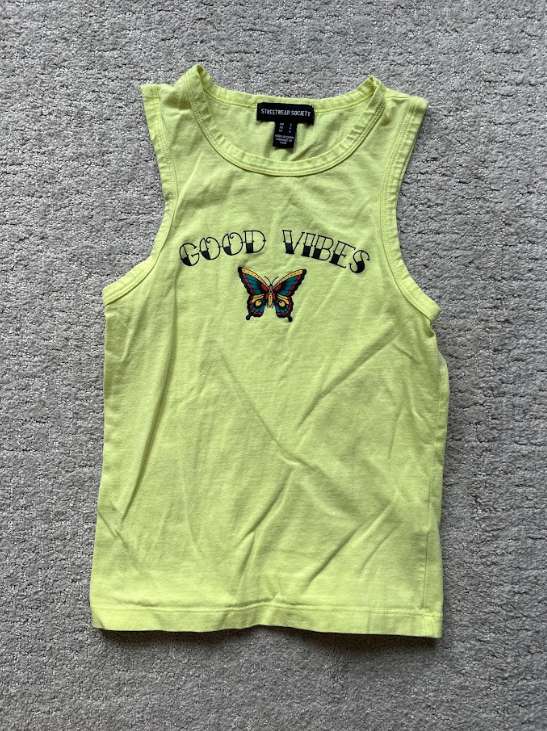 Yellow tank top for 10-12yrs, Kids 12