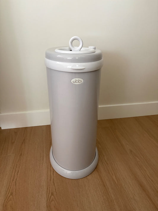 Gray Ubbi Diaper Pail (retails over $120)