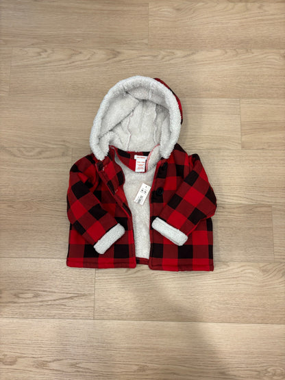 NWT - Buffalo Plaid Sweater/Jacket, Kids 24 Month (18-24M)