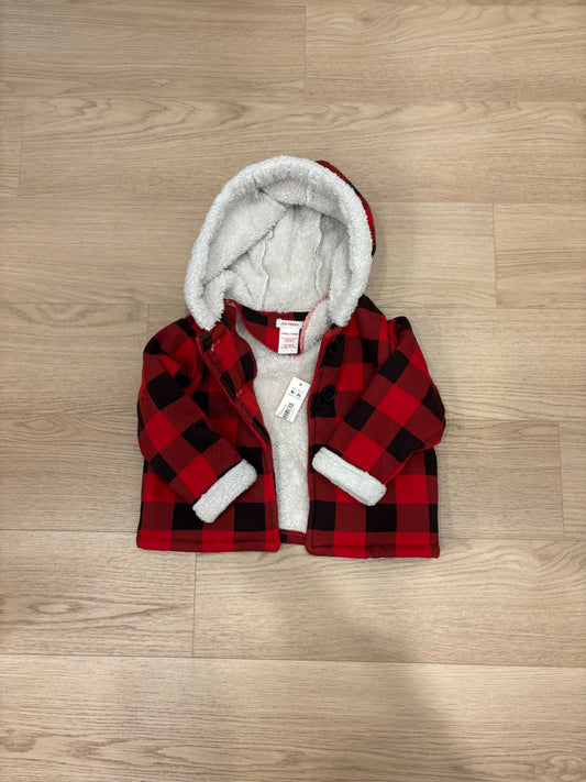 Buffalo Plaid Sweater/Jacket, Kids 24 Month (18-24M)