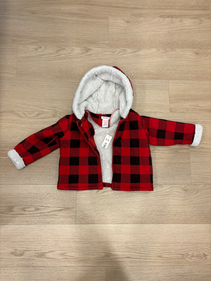 NWT - Buffalo Plaid Sweater/Jacket, Kids 24 Month (18-24M)