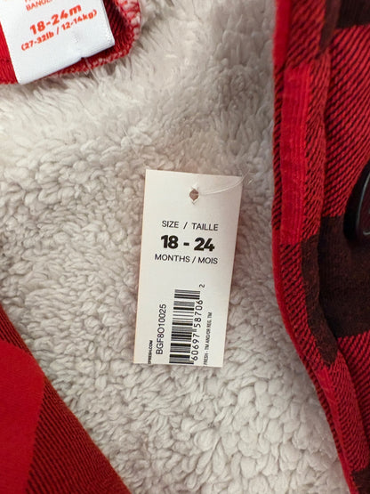 NWT - Buffalo Plaid Sweater/Jacket, Kids 24 Month (18-24M)