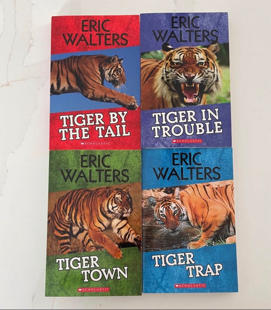 NWOT Set of 4 books - Tiger Series books by Eric Walters
