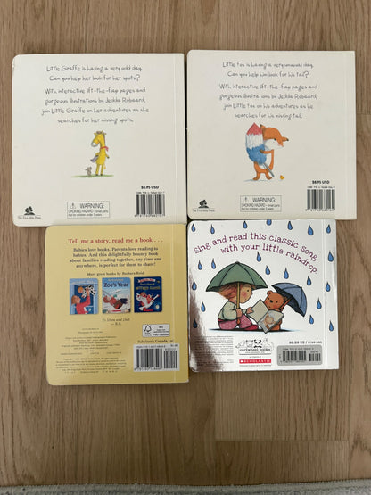 Set of 4 board books (retails over $50)