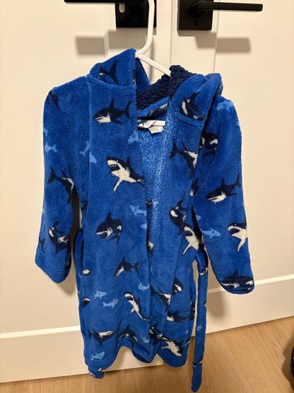 pekkle Shark bath robe , Kids 4/4T