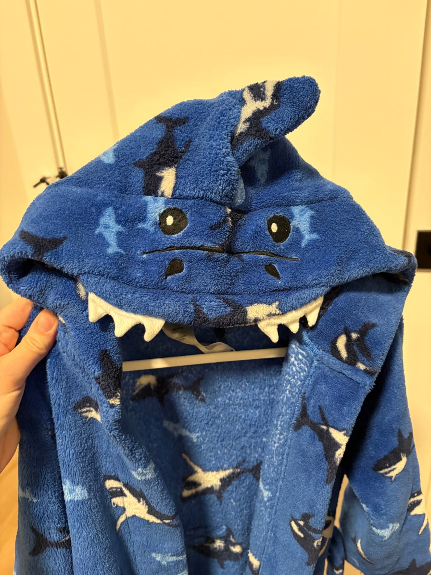 pekkle Shark bath robe , Kids 4/4T