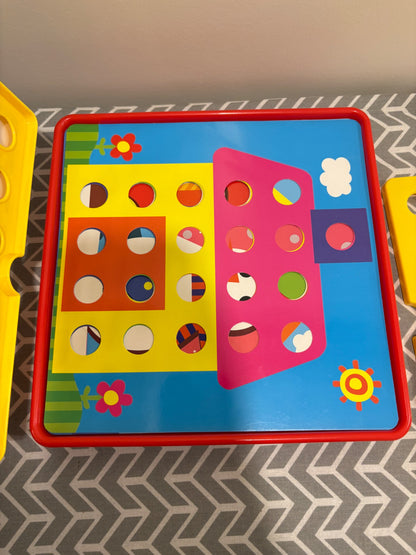 Button Art Color Matching Mosaic
