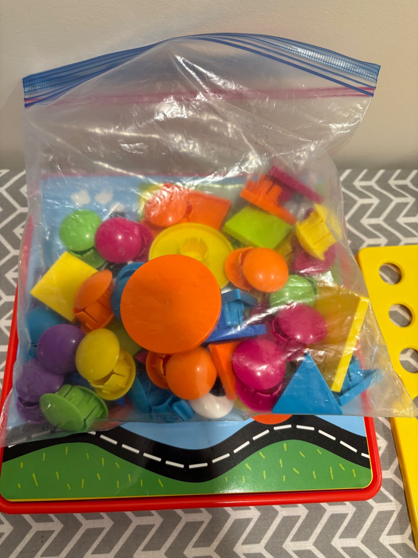 Button Art Color Matching Mosaic