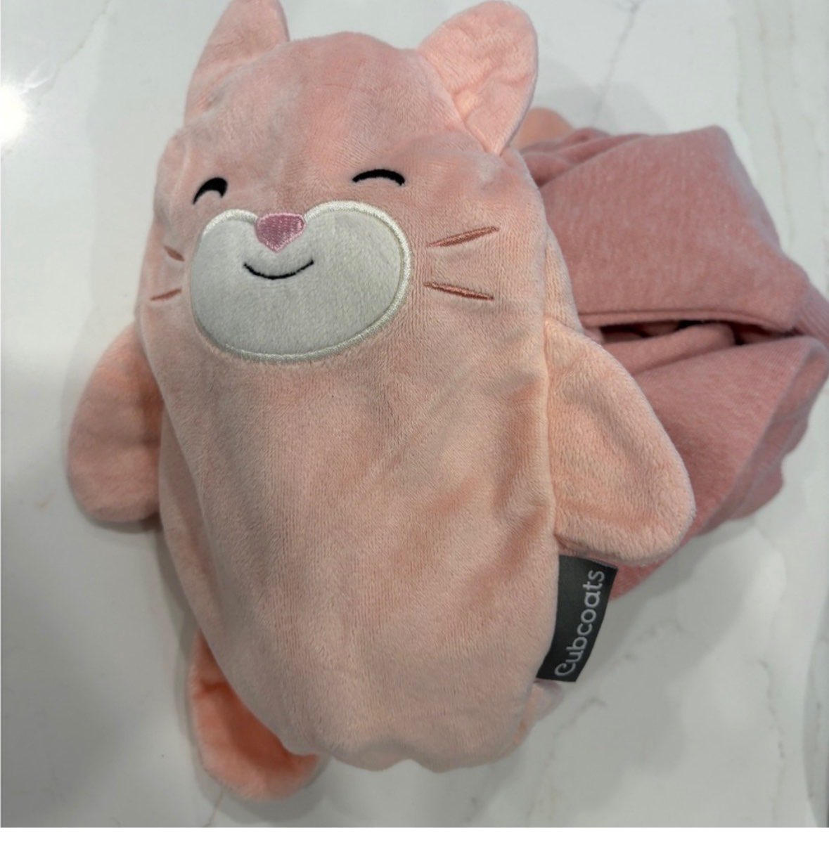 CUB COATS - Pink Kids Hoodie - transforms into a cute cat stuffy!, Kids 3T
