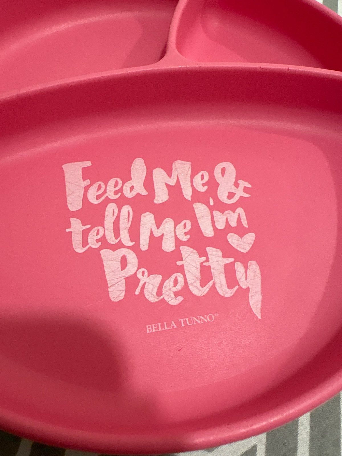 Set of 3 - Silicone eating plates (retails over $90)