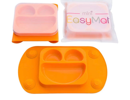 Set of 3 - Silicone eating plates (retails over $90)