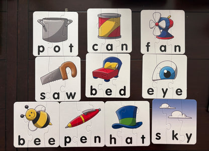 Self Correcting 3 Letter word Puzzles