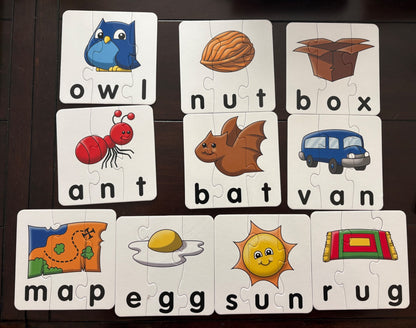Self Correcting 3 Letter word Puzzles