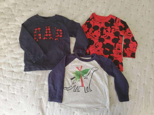 3 Long Sleeves, Kids 24 Month (18-24M)