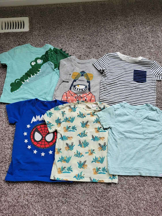 18-24 months Bundle  (6 Tshirts and 3 Shorts)  , Kids 24 Month (18-24M)