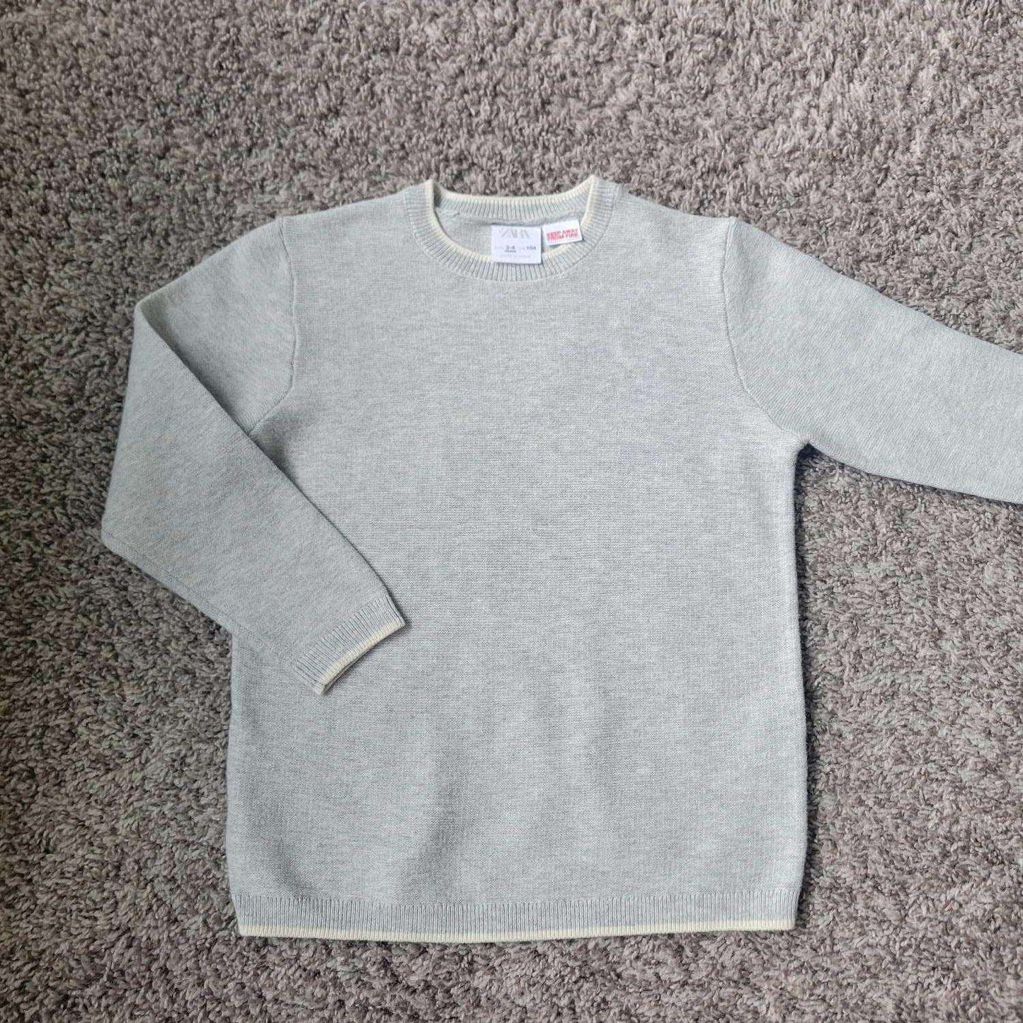 3 Pcs Bundle 3T/4T  ( Zara Grey Sweater, Rorie Whelan Short Sleeve Button $12.99 and GAP Mickey Shirt-$19.95), Kids 2T