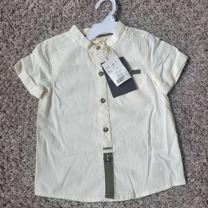 3 Pcs Bundle 3T/4T  ( Zara Grey Sweater, Rorie Whelan Short Sleeve Button $12.99 and GAP Mickey Shirt-$19.95), Kids 2T