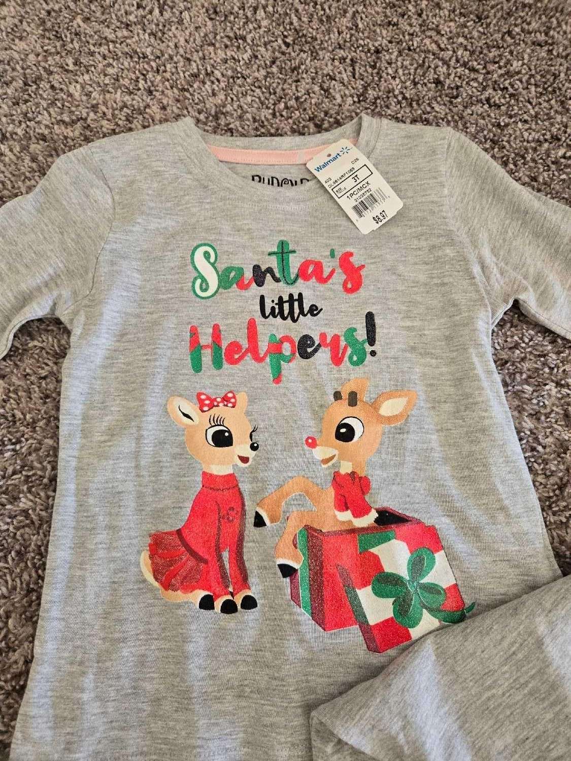 Christmas 4 Pcs Shirts Bundle  3T ( George and Carters), Kids 3T