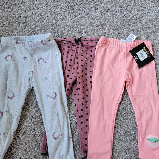 3 Girls Pants Bundle 2T ( 2 EUC and 1 Brand New), Kids 2T