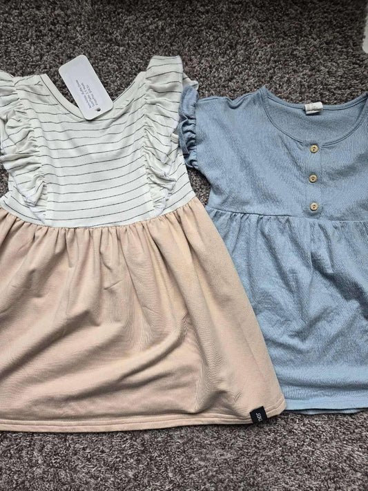 2 Dresses - (Brand New (Retails for $64.00 and EUC)) 2-3T, Kids 2T