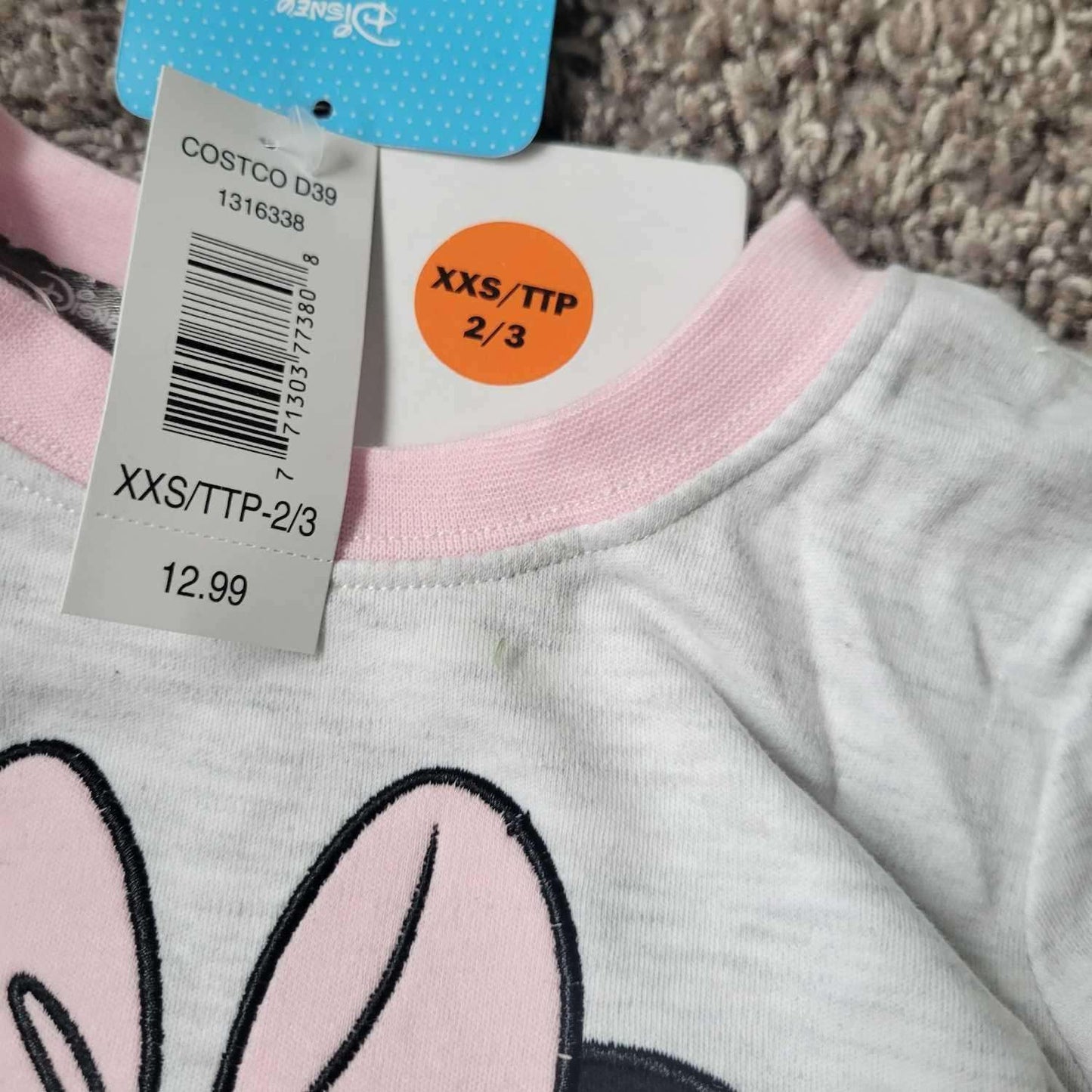 Disney Minnie Cozy PJs 2-3T, Kids 2T
