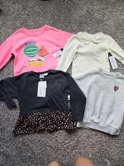 4 Pcs Long sleeves bundle 3T, Kids 3T