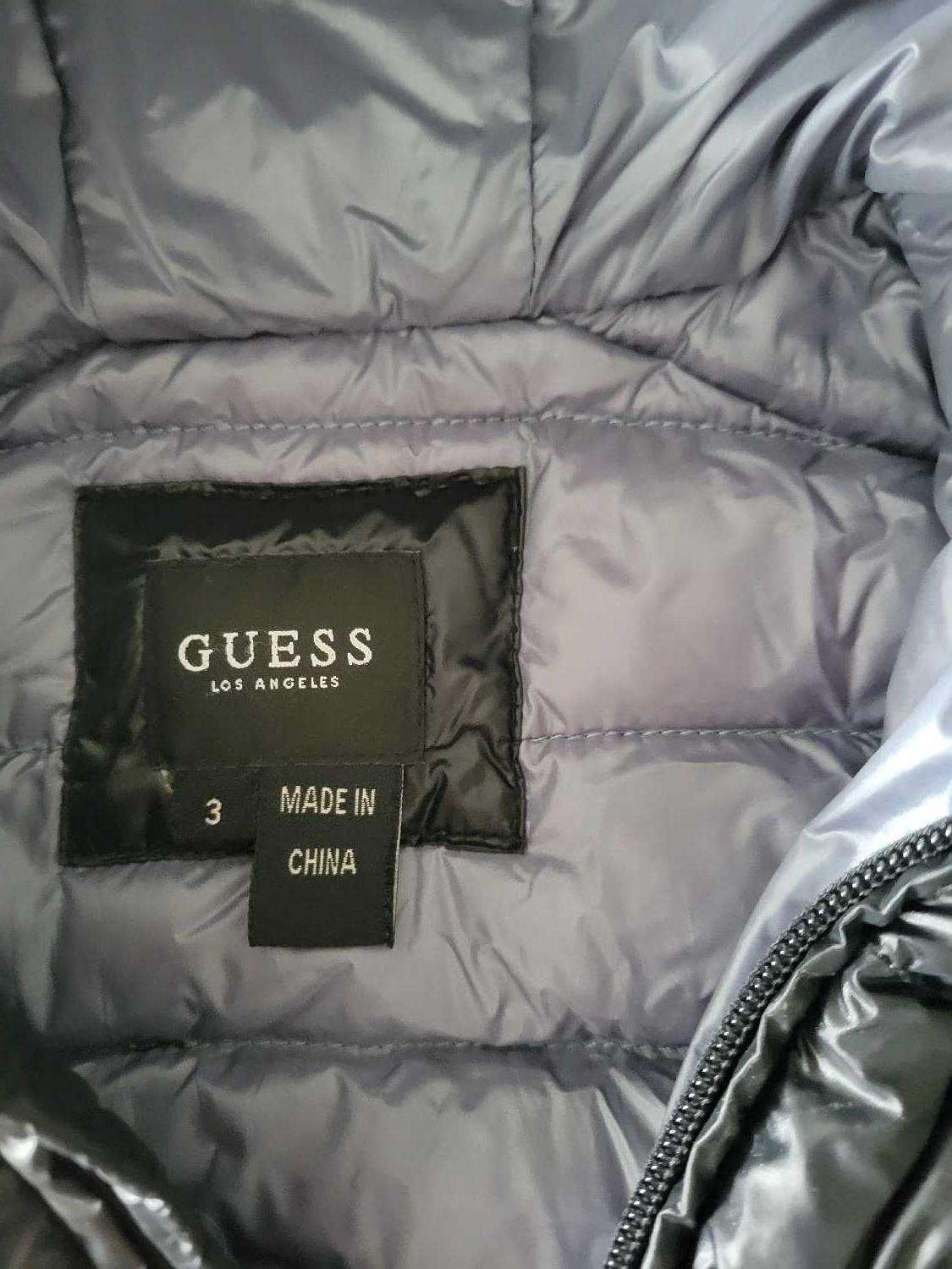 Guess Black  Puffer Jacket 4T, Kids 4/4T