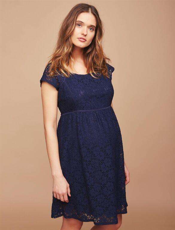 Motherhood Maternity Lace dress- Small, Maternity S (4-6)