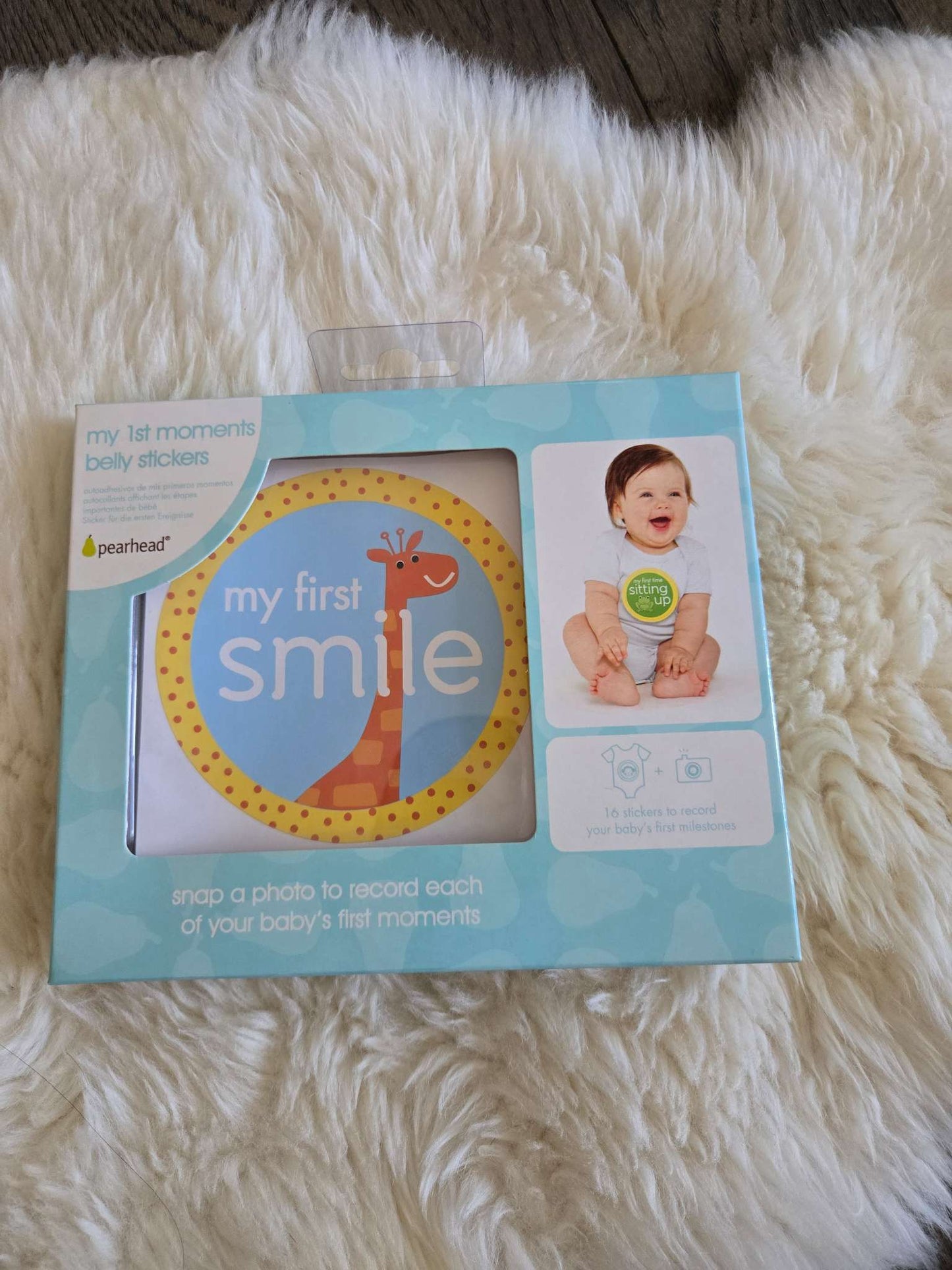 Baby milestones stickers