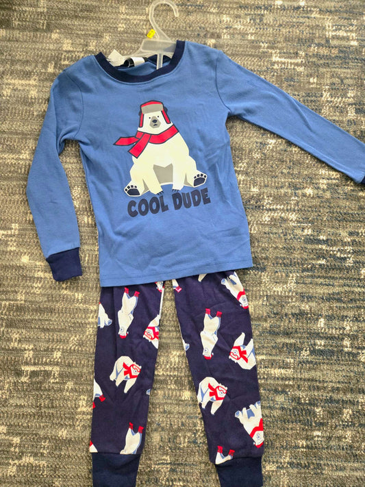 2 Pcs Polar Bears PJs 4T, Kids 4/4T