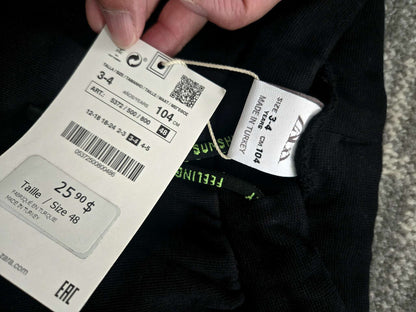 2 Black Zara  Sweatpants 3-4T - 1 Pants Retails for $25.90, Kids 3T